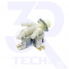FIGEVIDA Elettrovalvola 1 Via Con Morsettiera Per Lavatrici Electrolux, Rex, Zanussi - Ricambio Compatibile 253375, 3792260436, 50278269001