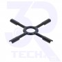 RIDUZIONE A CROCE SMALTATA D=130MM P.C.