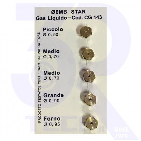 UGELLI 5PZ 6MB GPL P.C.