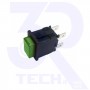 INTERRUTTORE VERDE 13X20MM 4C