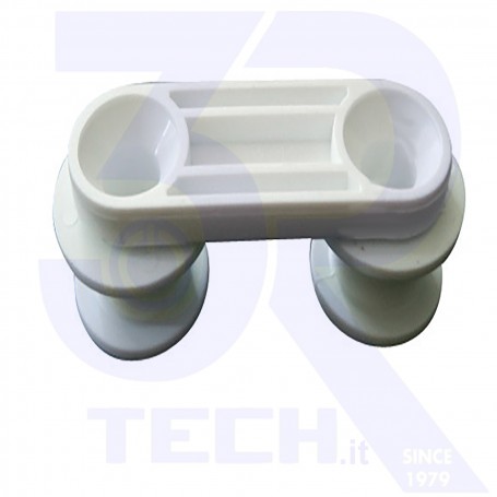 SUPPORTO C/RUOTE CESTELLO SUP. LVS (50226819006)