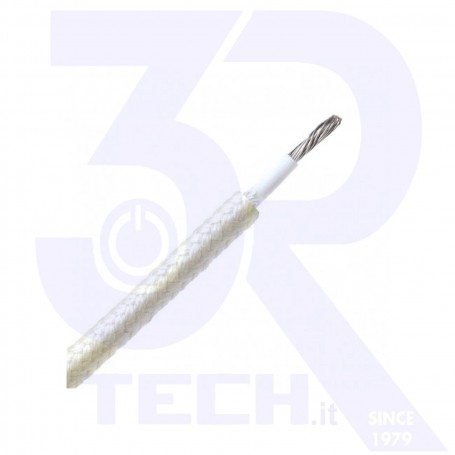 CAVETTO VETROTEX-SILICONE 300°C D=1.5MM FOR