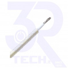 CAVETTO VETROTEX-SILICONE 300°C D=1.5MM FOR
