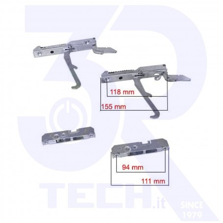 CERNIERE+PORTARULLI 2PZ P.L. FOR SM (691330361)