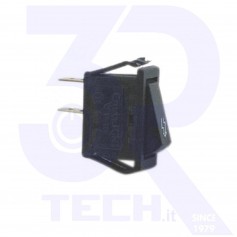 PULSANTE C/SIMBOLO FULMINE 11X30MM 2C