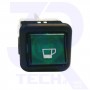 INTERRUTTORE LUMINOSO VERDE MACCHINA CAFFE (F135)