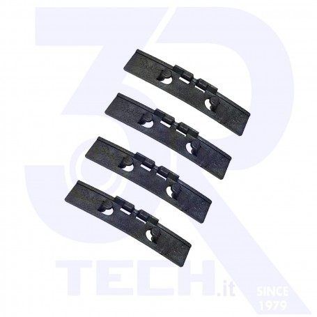 PATTINI FRENO CESTO 4PZ ASC