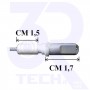 CANDELETTA L=550MM P.C.