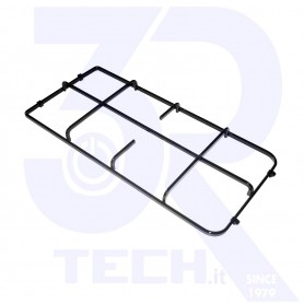 Griglia Smaltata 2 Fuochi Nera Piano Cottura Ariston