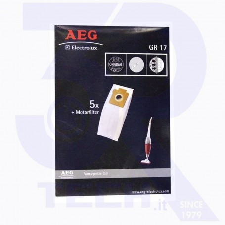 SACCHETTI 5PZ+FILTRO 1PZ ORIGINALI ASPIRAPOLVERE