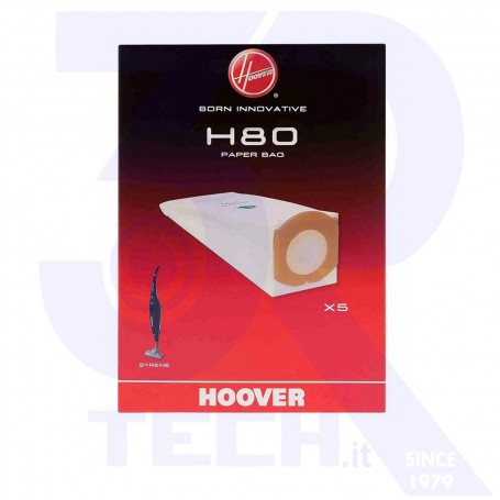SACCHETTI ORIGINALI 5PZ ASPIRAPOLVERE (H80)
