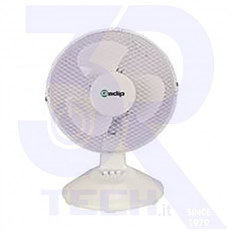 VENTILATORE DA TAVOLO GADIP- P.40CM, 50W, 3PALE BI